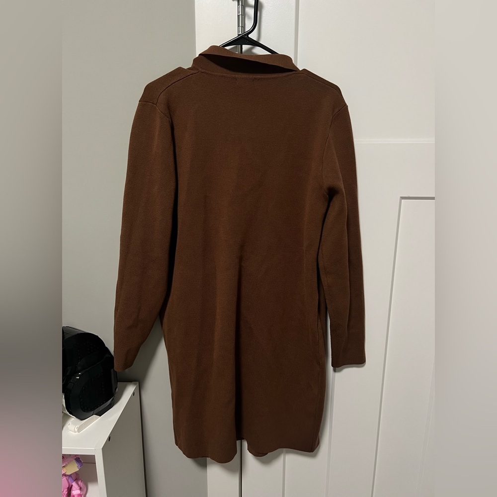 Debut Women’s Brown Trench Coat - Picture 3 of 3